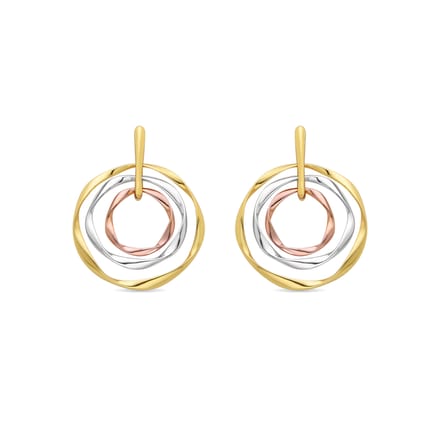 Boucles d’oreilles Luxenter finies en or jaune 18K - Ushdao pur