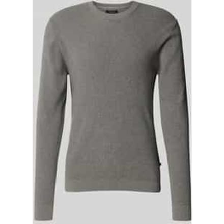 Gebreide pullover met ronde hals, model 'lagoon'