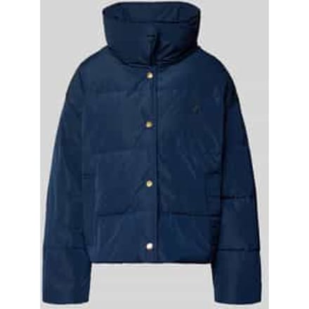 Regular fit donsjack met labelstitching
