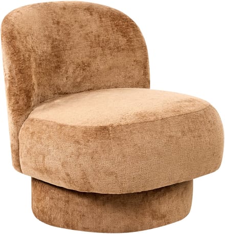 AYLO - Draaifauteuil - Goudbruin - Chenille