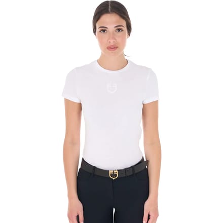 Katoenen dames-T-shirt Equestro Institutional
