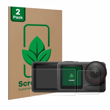 2 Stuks Screenprotector voor DJI Osmo Action 5 Pro - Hoogwaardige Beschermfolie transparant