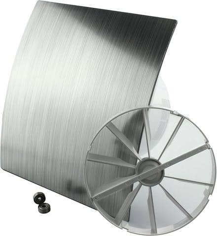 Krachtige Design Badkamerventilator met Terugslagklep en Trekschakelaar Ø 100 mm