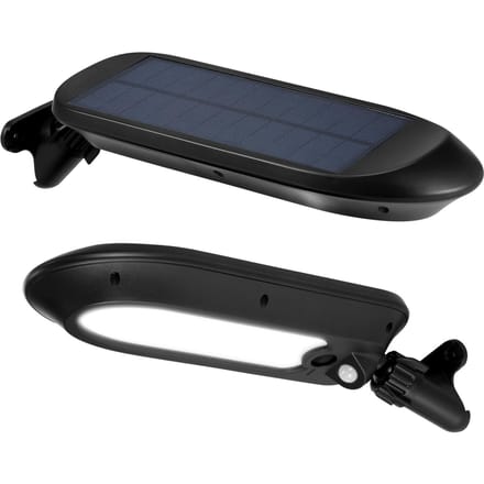 2 PIÈCES Lampes Murales Solaires Capteur de Mouvement 32 LED Extérieur Étanche Lampes Murales LED Solaires avec Gradation/ noir