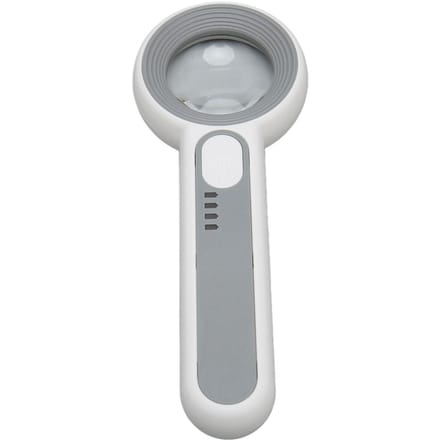 Handheld Vergrootglas 11X Touchknop Oplaadbaar 3 Niveaus LED Verlicht Vergrootglas voor Dichtbij