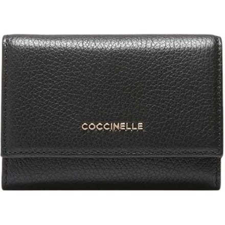 Metallic Soft Wallet - Kleine portemonnee dames - Leren portemonnee met rits - Rfid bescherming