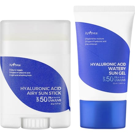 [ISNTREE] Stick Solaire Aérien Acide Hyaluronique SPF 50+ PA++++ 22g white