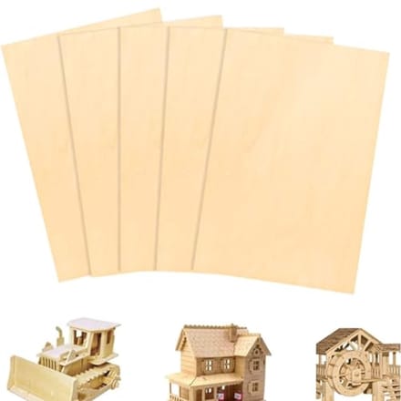 Houten Knutselplaten 150 x 150 mm - Multiplex Hout voor DIY en Modelbouw