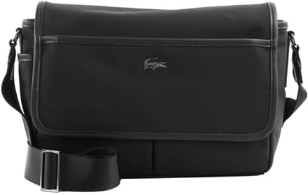 LACOSTE schoudertas Messenger Bag Noir zwart