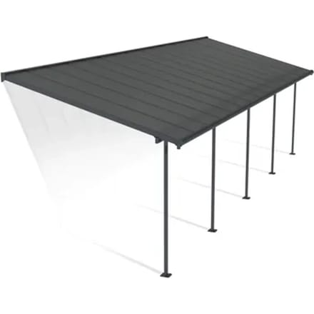 Palram | Canopia - Terrasoverkapping Capri - Grijs - 924x295x299cm