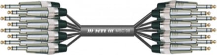 MUSIC STORE Studio Multicore/Eco 8/Kl.-Kl. 5m / jack sym <> jack sym - Analoge multicore kabel