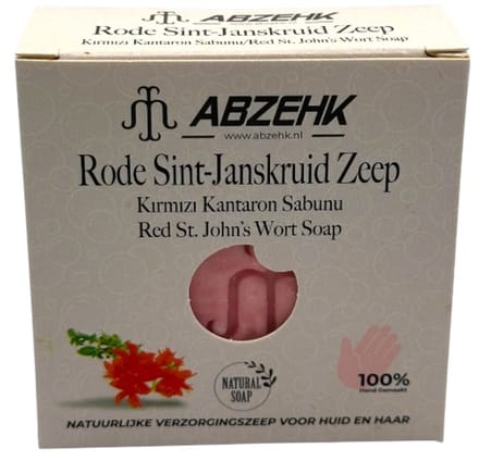 Abzehk Bio Blokzeep Rode Sint-Janskruid 125gr