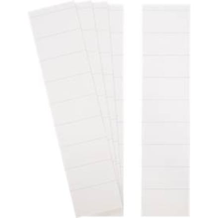 Insteekkaarten voor Ultradex pegboards Planrecord, beschrijfbaar, B 70 x H 32 mm, karton, wit, 90 stuks