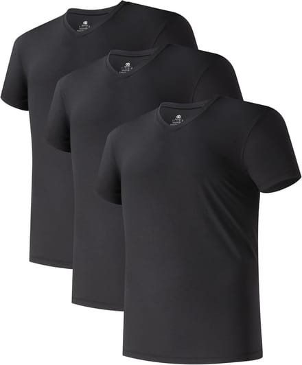 Zachte Micro Modal/Bamboe Rayon/Katoen Onderhemden voor Heren - Set van 2, 3 of 5