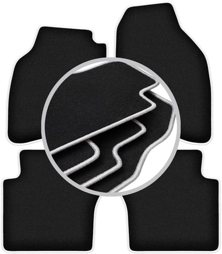 CARLUX-SILVER automatten voor: Honda Jazz II hatchback (2002-2008)