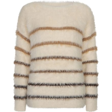 Red Button Rb sweet fuzzy stripe beige