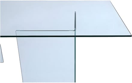 Vente-unique Eettafel COLEDON - 8 personen - Gehard glas