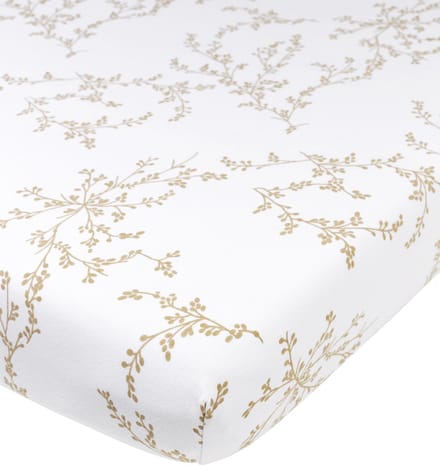 Meyco Baby Branches Hoeslaken Co-sleeper - Sand - 50x90cm