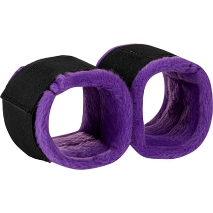 Rimba - Soft Bondage Boeien Met Masker - Zwart/Paars
