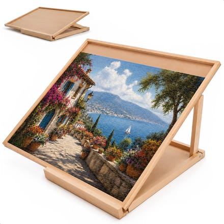 Diydash Opklapbare Puzzeltafel - Voor 1000 stukjes - Puzzelplaat - Puzzel - Bord - Plank - Map - Mat - Koffer - Puzzelmap - Puzzelplank