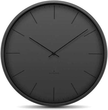 Stille Wandklok Zwart 25 cm - Non-Ticking Modern Design