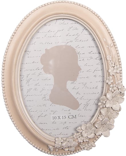 Clayre & Eef Fotolijst 10x15 cm Beige Kunststof