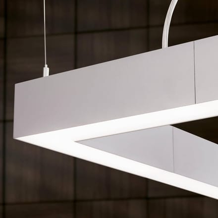 ORION LED plafondlamp Sando met ophangset - 30x30 cm