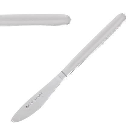 Olympia Dessertmessen - Kelso - RVS mes - 21,4 cm (Set van 12)