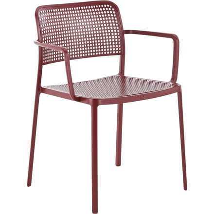 Kartell Audrey fauteuil - burgundy
