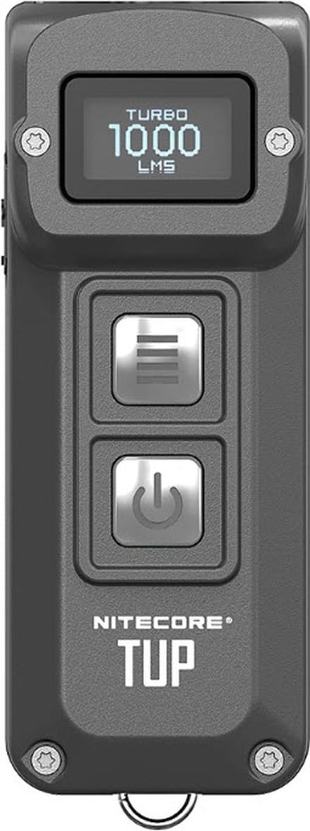 Nitecore TUP Sleutelhangerlamp oplaadbaar grijs