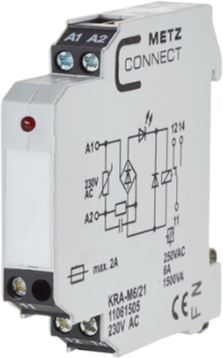 Metz Connect 11061505 Koppelelement 230 V/AC (max) 1x wisselcontact Piece 1 stuk(s)