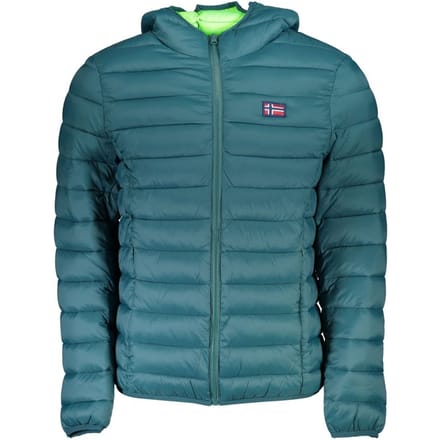 Gewatteerde Hoodie Jacket Lichtgewicht Teal
