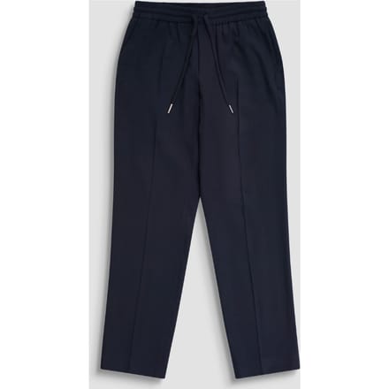 broek ontspannen fit man blauw marine