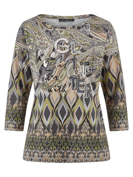 Shirt boothals Van Betty Barclay multicolour
