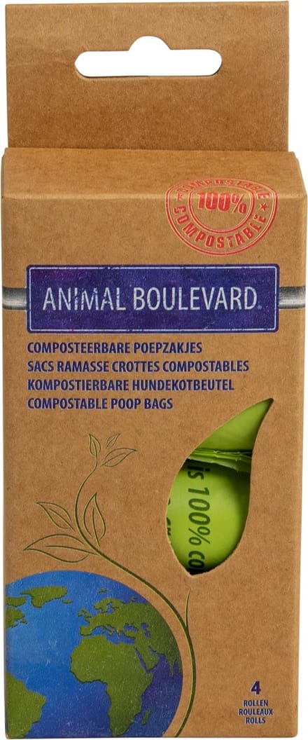 Animal Boulevard Ab60003 - Outdoor - Hond - Ab Compostables Navulling 4 Rolletjes