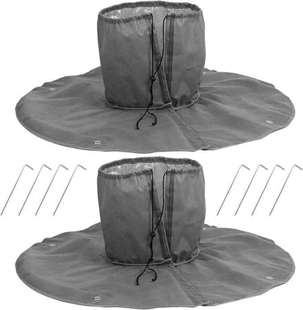 CE - Plantenbeschermhoes - 100 cm - Grijs - 2 stuks