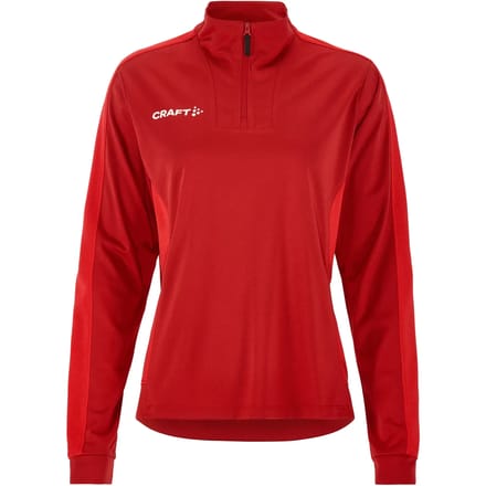 Craft dames-shirt met halve rits en lange mouwen Evolve 2.0 Contrast Half Zip W C17384