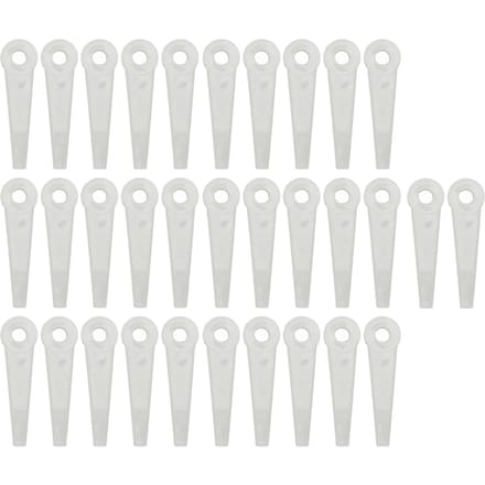 32 STUKS Plastic Snijmessen Gazonmaaier Mes Vervanging Grastrimmerkop Accessoires