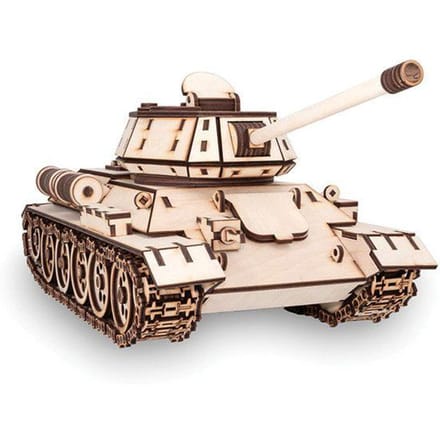 Eco-Wood-Art Tank T-34 - Houten Modelbouw