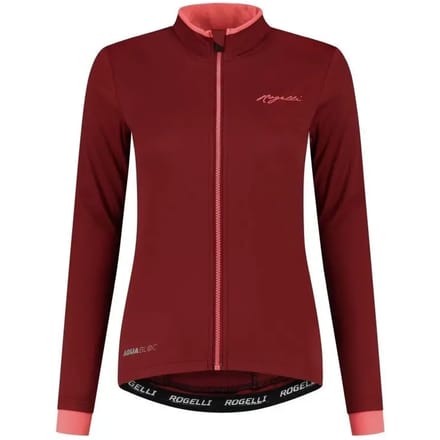 Rogelli Essential Dames Fietsjack - Winter - Bordeaux/Koraal