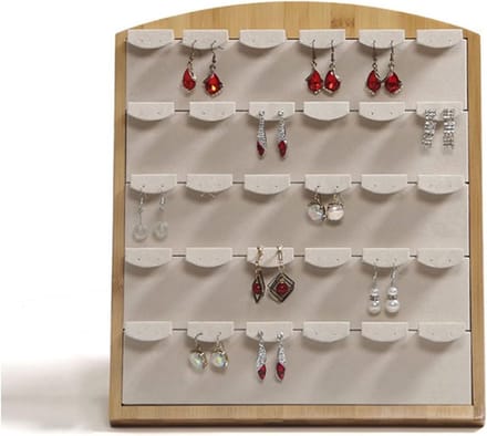 Juwelen Organizer - Sieraden Display - Sieraden Opbergen - Grote Capaciteit - Fluweel - Natuurlijk