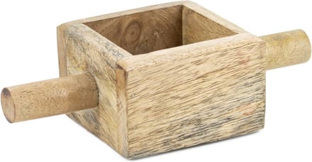 HomeBound by KY | Houten schaal met hengsels | decoratief schaaltje