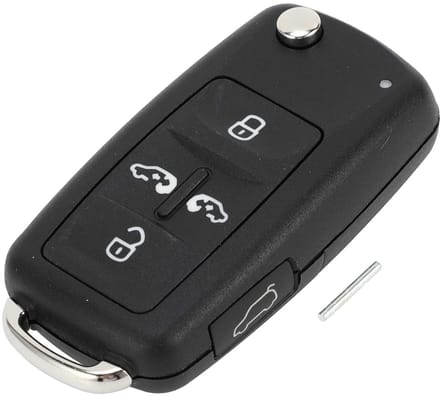 Dailygoods - Sleutelbehuizing voor Keyless Entry met 5 Knoppen voor Vervanging