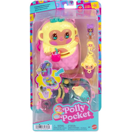 Polly Pocket Compactset Ananas en Aapje Speelsets