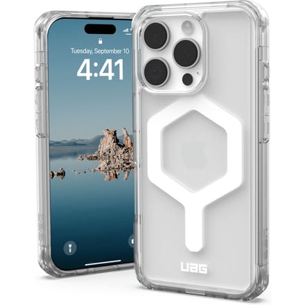 UAG - Plyo Mag geschikt voor iPhone 16 Pro Hoesje - transparant/wit | transparant/wit