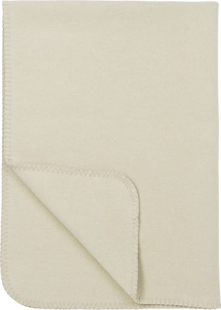 Meyco Baby Uni wiegdeken - geweven - sand - 75x100cm - 1.0 TOG