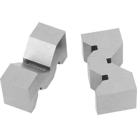 2 Stuks Hoge Nauwkeurigheid Koolstofstaal M-Type V-blok 50 mm Voor Platformmeting