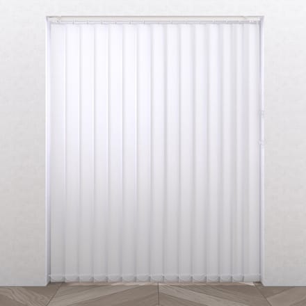 Lamellen set Easy Stripe - Transparant - White - 40 x 260 - 5 lamellen