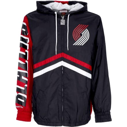 Herenwindjack Nba Onmiskenbaar windjack met volledige ritssluiting Hardwood Classics Porbla Zwart