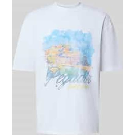 oversized t-shirt met motiefprint model 'Sanji'